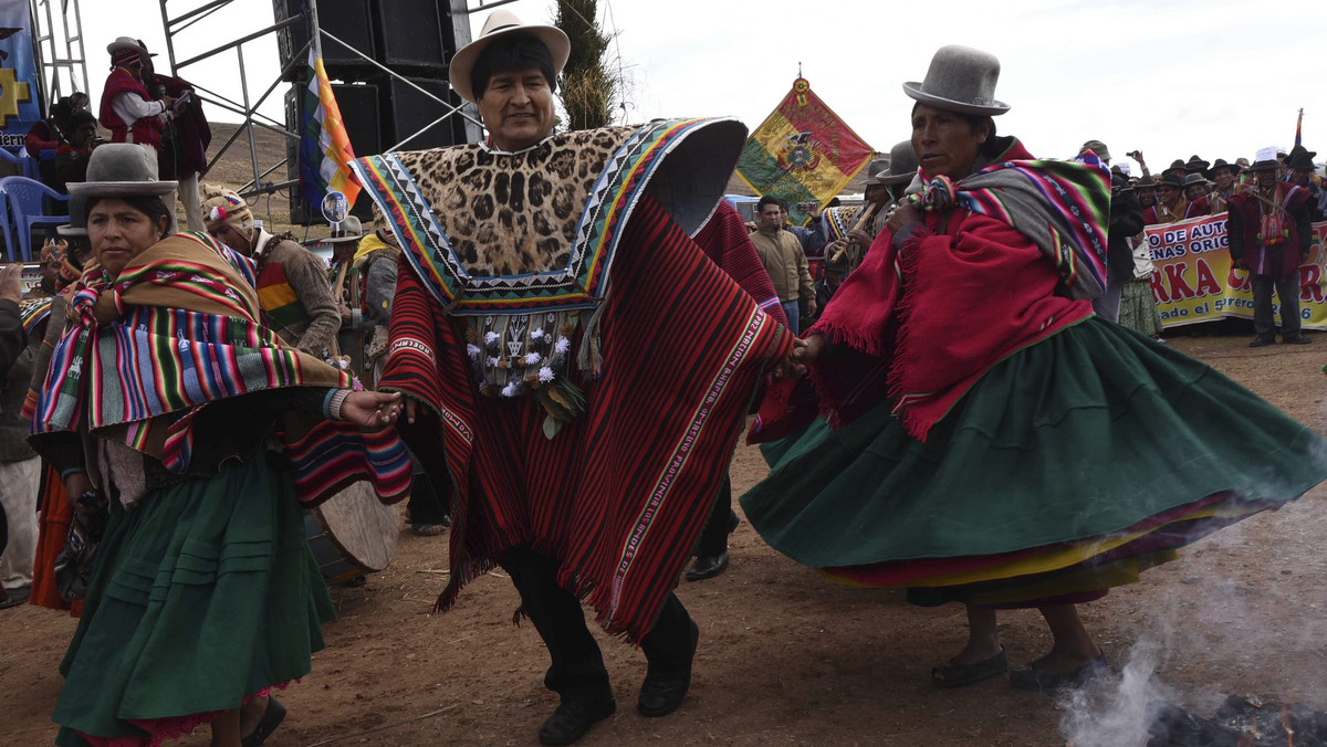 BOLIVIA DROUGHT (Bolivian president Evo Morales prays for rain)