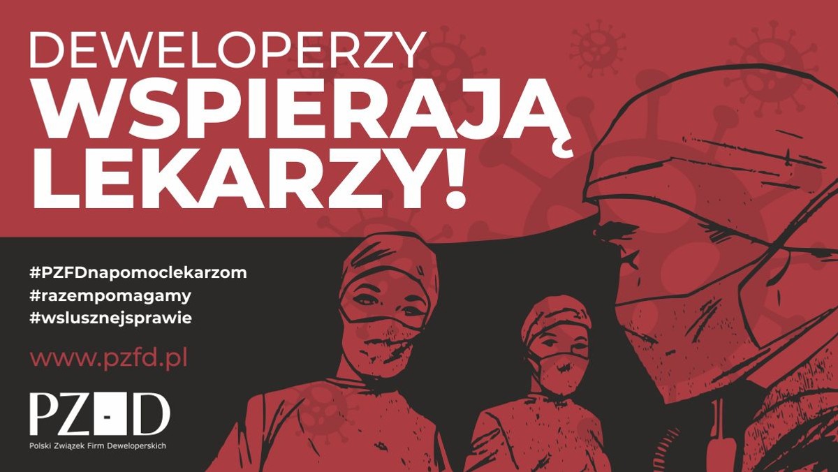 Deweloperzy wspierają lekarzy! Branża deweloperska na pomoc służbie zdrowia 