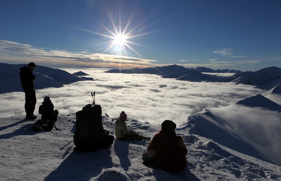 Zimowe Tatry zapierają dech w piersiach