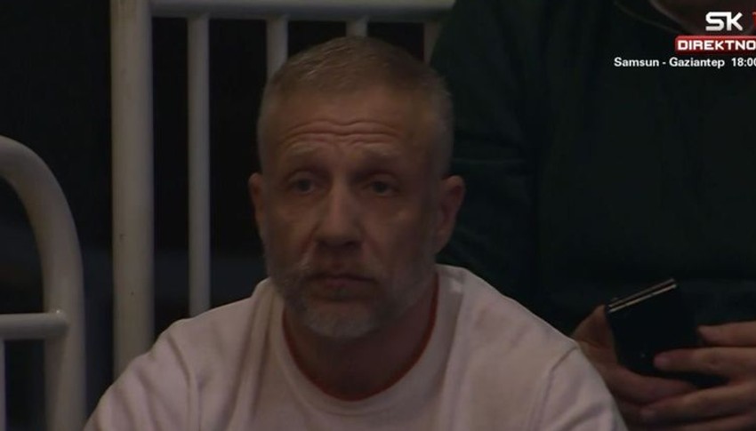 Milan Kalinić na utakmici Crvene zvezde