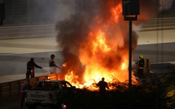 Grosjean po koszmarnym wypadku: Miałem śmierć przed oczami [WIDEO]