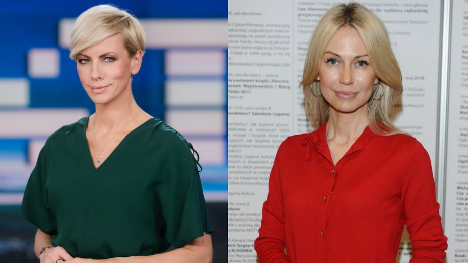 Anita Werner w programie "Fakty" (mat. prasowe/TVN) i Magdalena Ogórek 