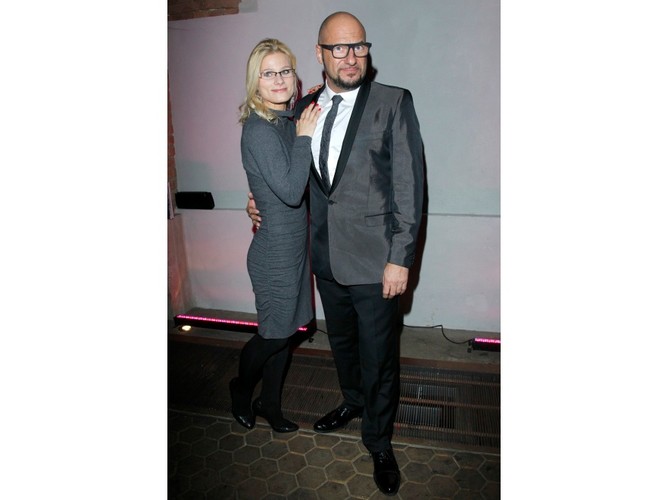 Gwiazdy na gali Wiktory 2011: Anna Głogowska i Piotr Gąsowski.