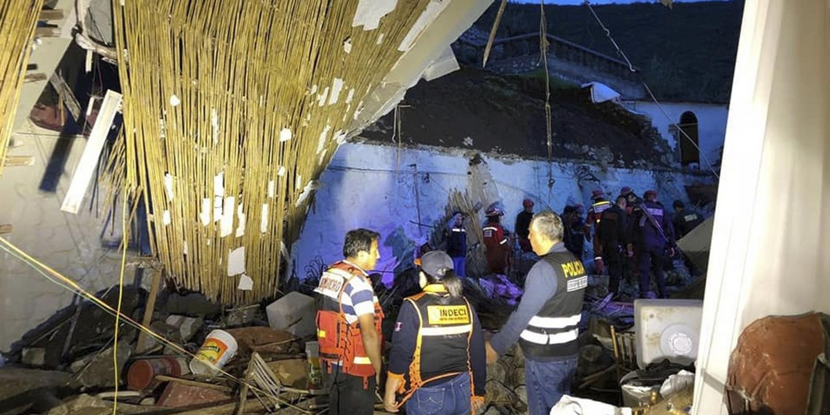 Peru: Tragedia na weselu. Zawaliła się część hotelu. Wiele ofiar