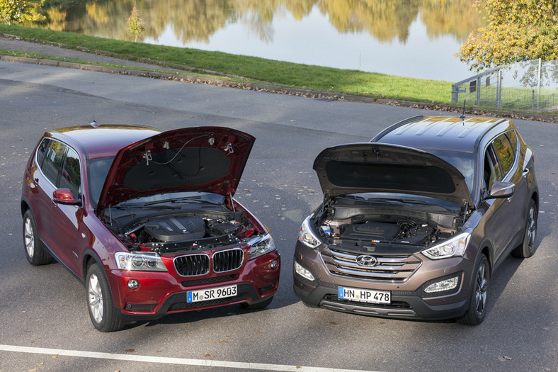Nowy Hyundai Santa Fe kontra  BMW X3: kierunek luksus