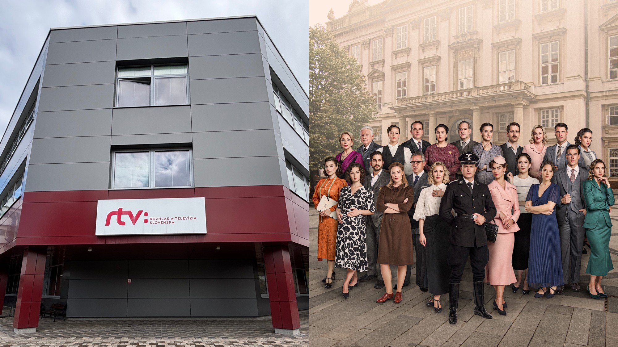 STVR zlákala do svojich radov ďalšiu tvár seriálu Dunaj, k vašim službám, koláž