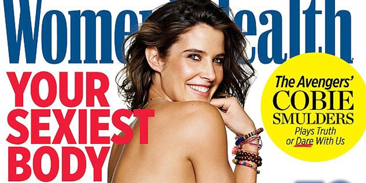 Cobie Smulders w Woman's Health