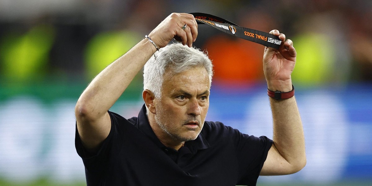 Jose Mourinho wpadł w szał po finale Ligi Europy. 