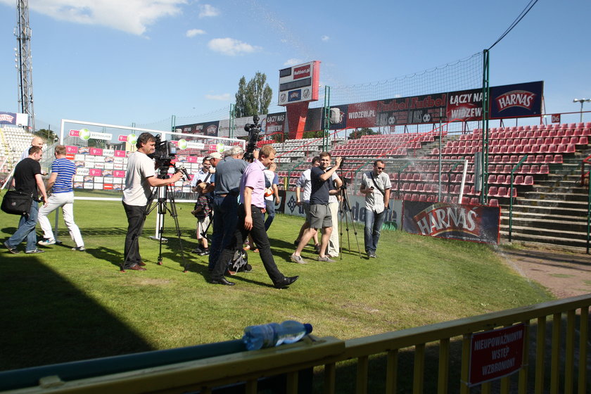 Pierwszy trening Widzewa po przerwie urlopowej