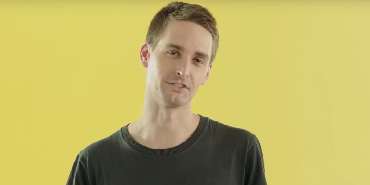 Evan Spiegel, prezes Snapa, twierdzi, że firma nie utrzyma obecnie tempa wzrostu przychodów