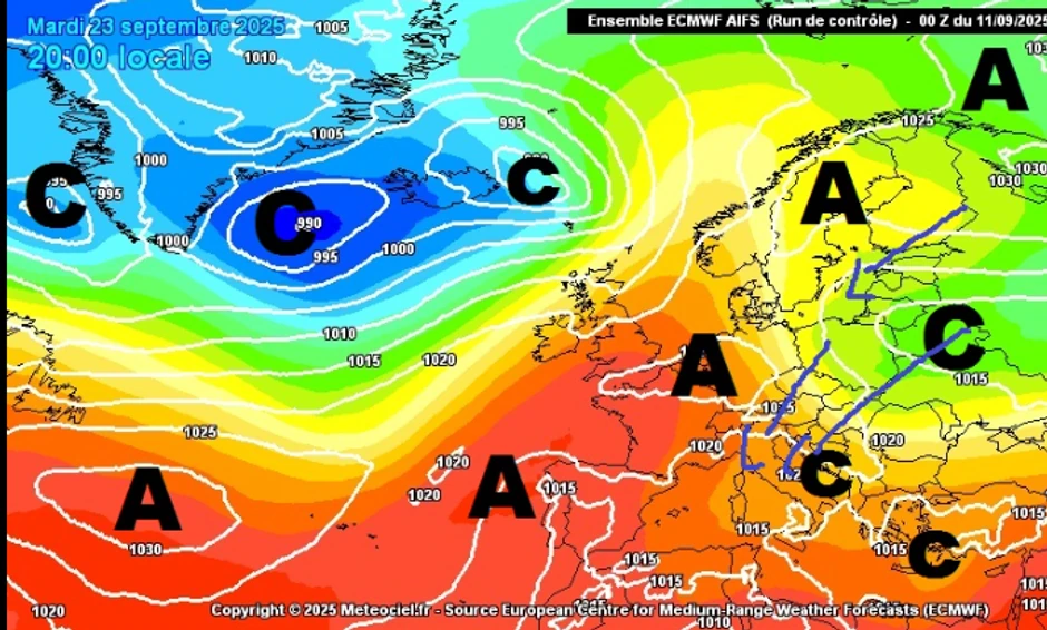 Zahlađenje 23. septembra
