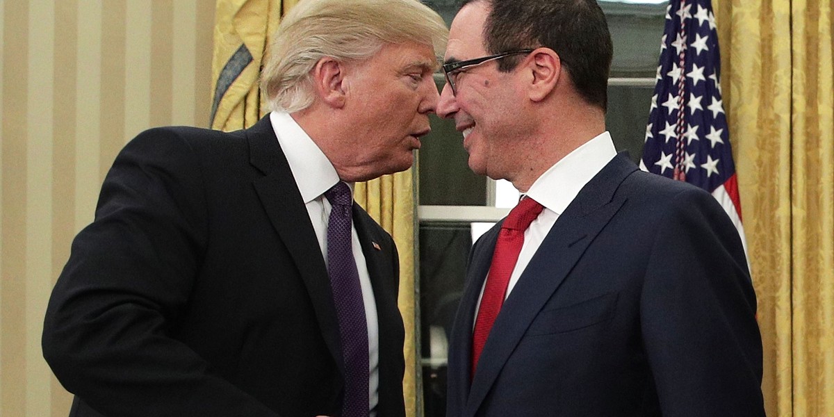 Trump is considering adding 2 executives from Treasury secretary's controversial bank to the administration