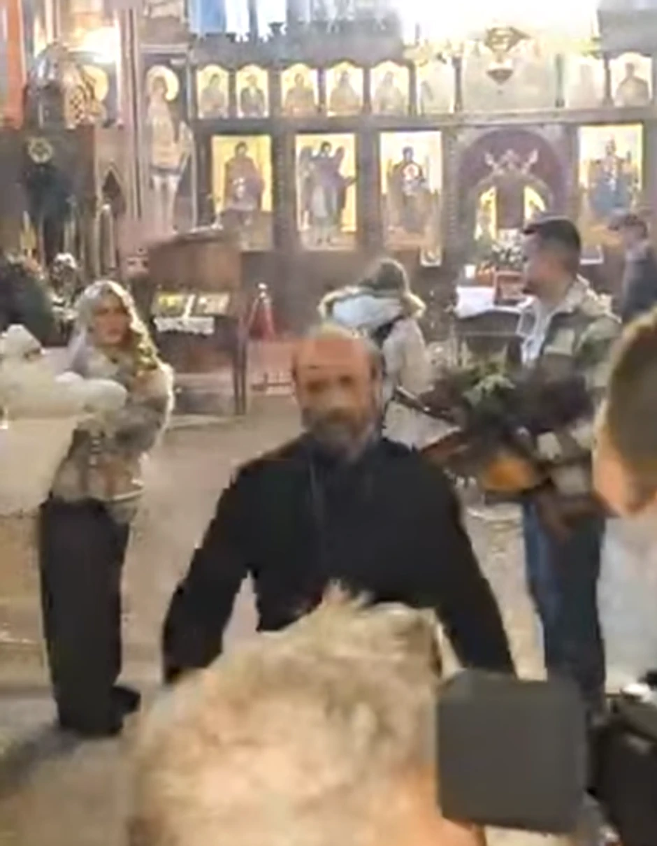 Krštenje ćerke Milice i Terze 