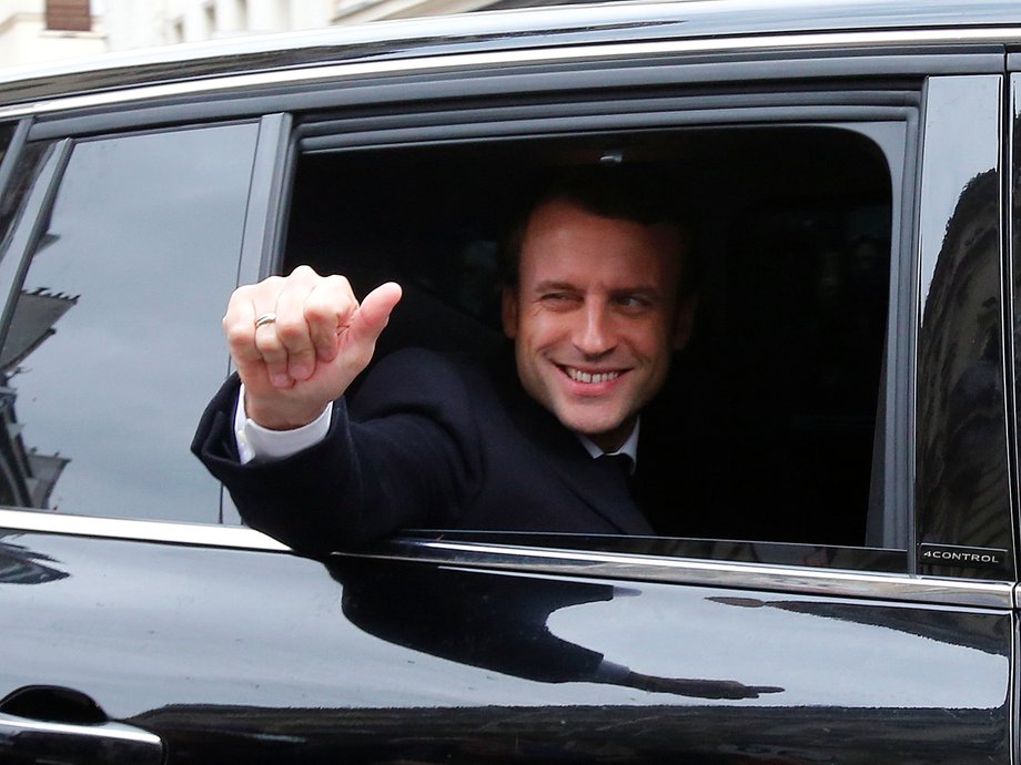 French president Emmanuel Macron.