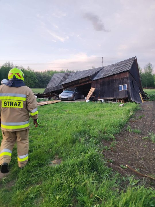 Wichury i burza w okolicach Tarnowa