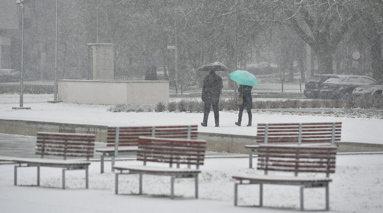 Vajon lesz még hó idén? /Fotó: MTI Czeglédi Zsolt