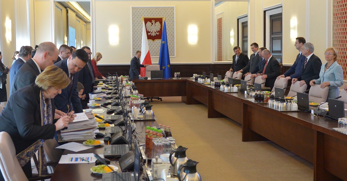 Posiedzenie rządu Donalda Tuska