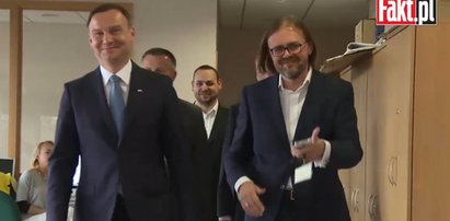 Andrzej Duda w redakcji Faktu!