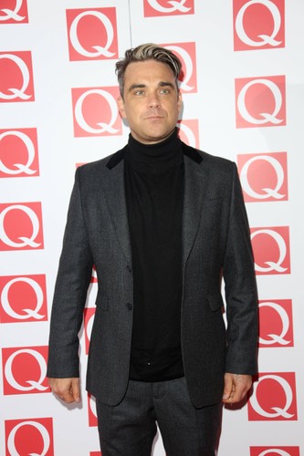 Robbie Williams na gali Q Awards 2013