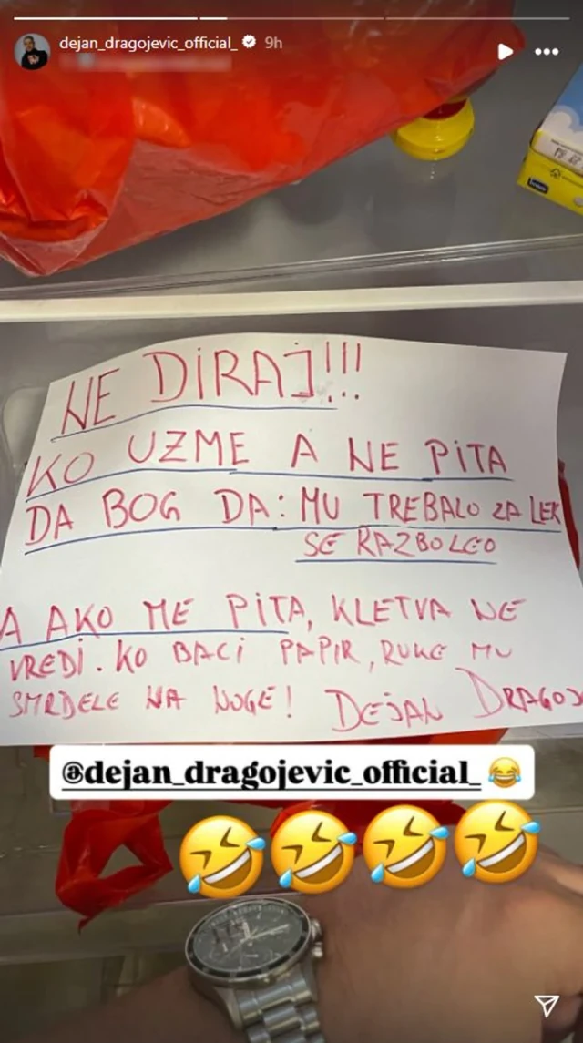"Dabogda mu za lek trebalo!" Voditeljka pred svima isprozivala Dalilu, a onda ova poruka osvanula u domu Dejana Dragojevića