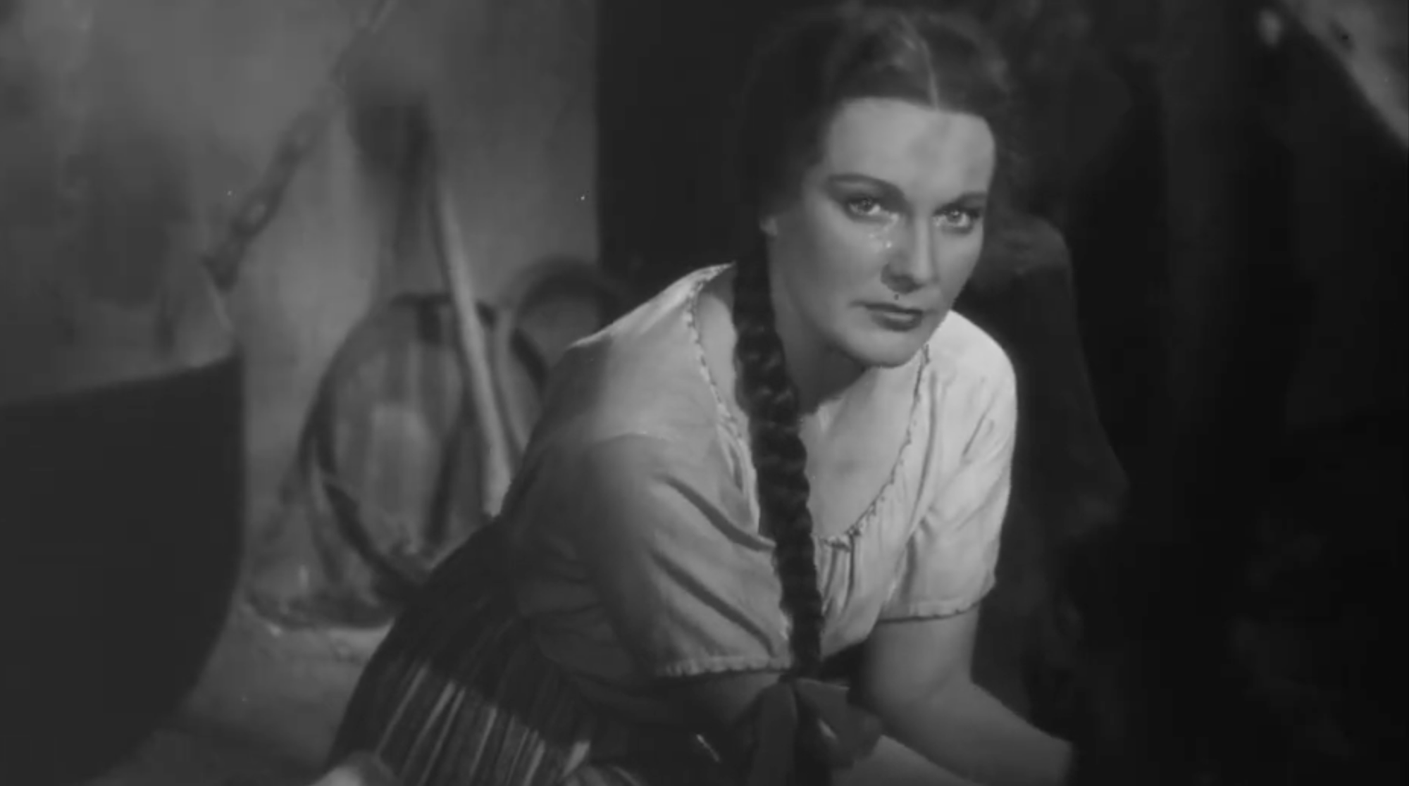 Česká herečka Jiřina Štěpničková vo filme Babička. 
