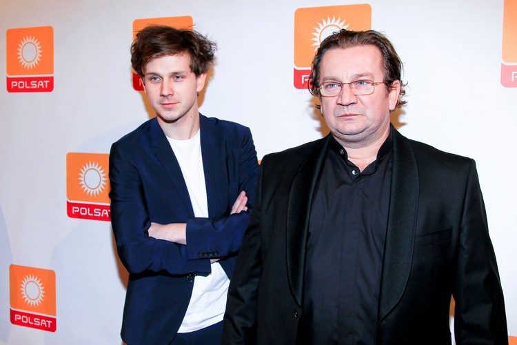 Paweł Królikowski z synem Antonim