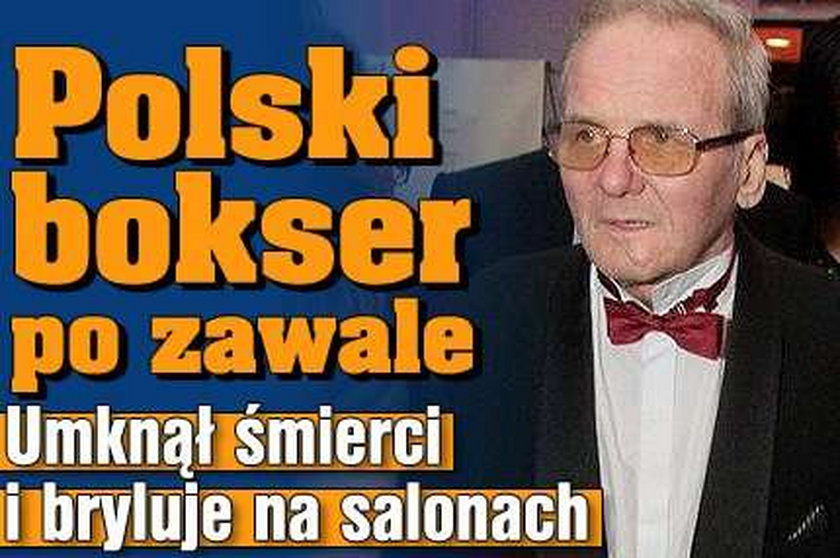 Polski bokser po zawale. Umknął śmierci i bryluje na salonach