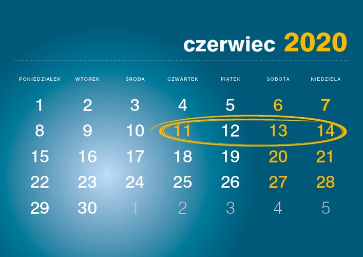 Długi weekend czerwcowy obejmujący Boże Ciało to tradycyjnie cztery dni wolnego w zamian za jeden dzień urlopu. W 2020 roku będzie to w dniach 11-14 czerwca.