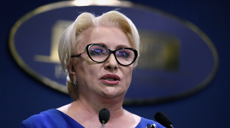 Viorica Dancila román miniszterelnök / Fotó: MTI/EPA/Robert Ghement