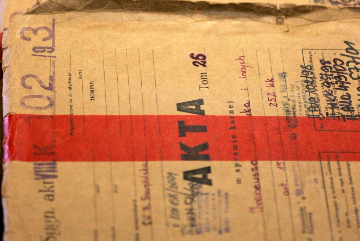 Akta procesu w sprawie śmiertelnego pobicia Grzegorza Przemyka