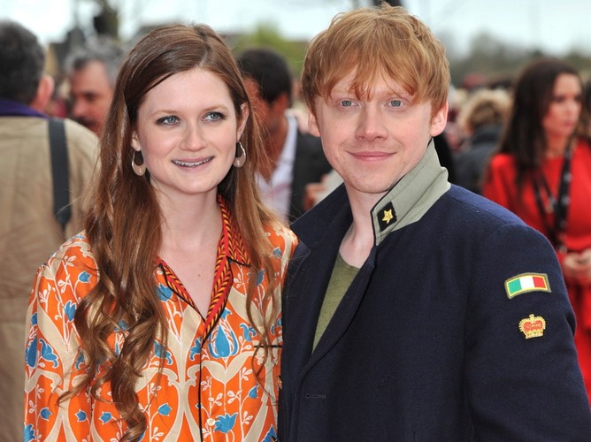 Rupert Grint i Bonnie Wright
