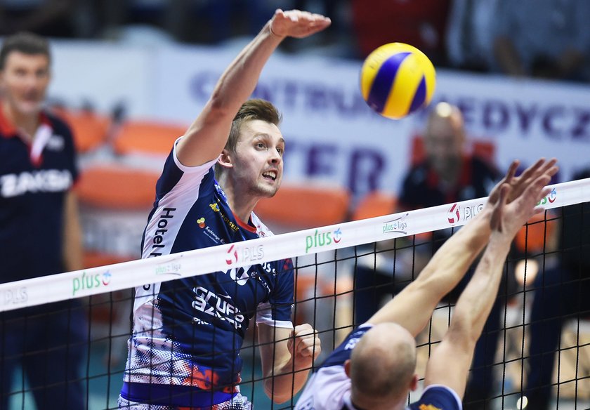 Siatkowka. PlusLiga. Stocznia Szczecin - ZAKSA Kedzierzyn-Kozle. 17.10.2018