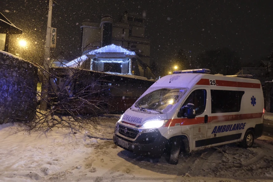 Saobraćajka ispred kuće Cece Ražnatović