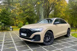 Pierwsza jazda Audi Q8 po liftingu. Główne zmiany to błyskotki, gadżety i bajery