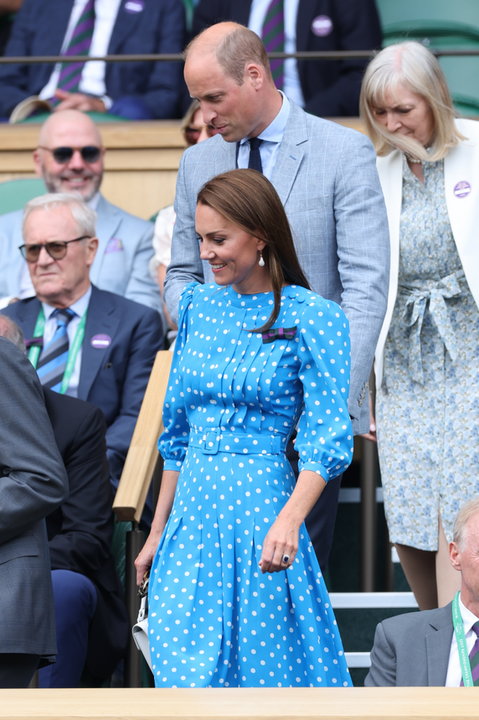 Księżna Kate i książę William na Wimbledonie