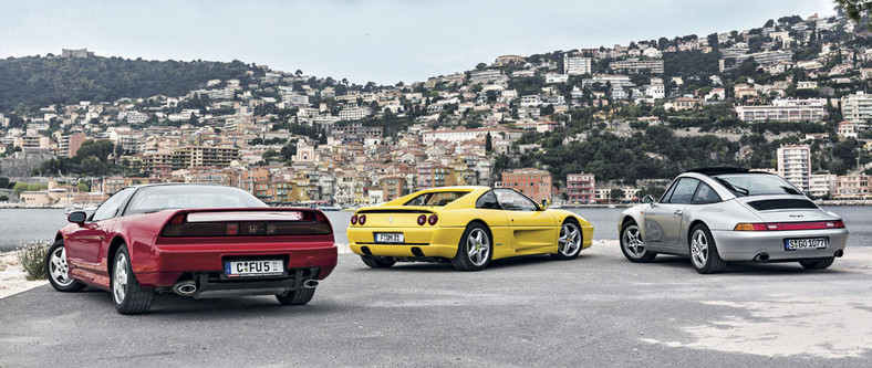 Auta marzeń z lat 90. Honda NSX kontra Ferrari F355 GTS