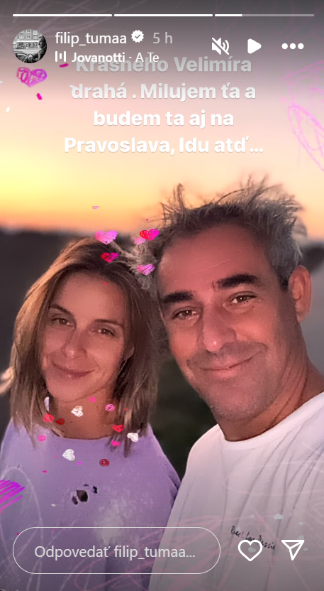 Herečka Nela Pocisková a herec Filip Tůma.