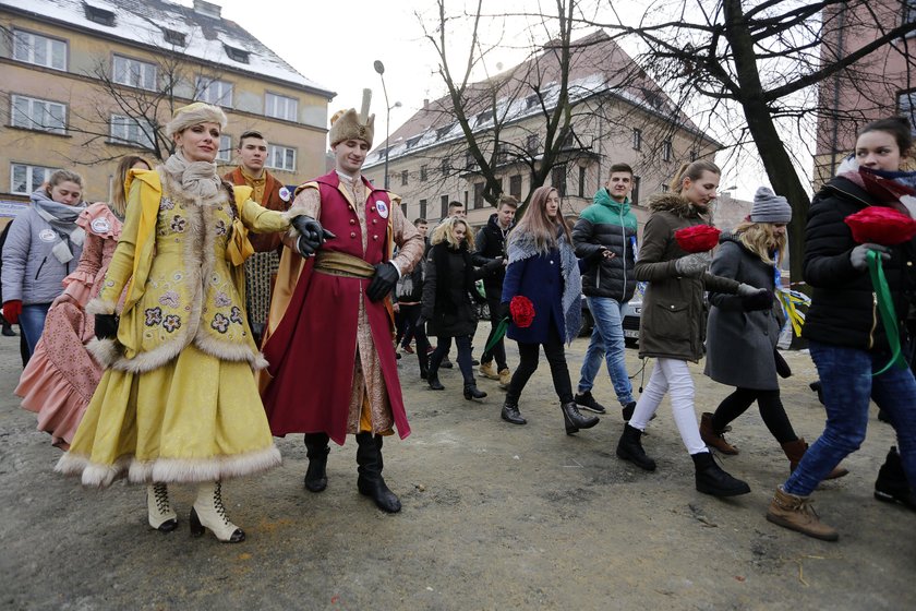 X Polonez Maturzystów w Zabrzu