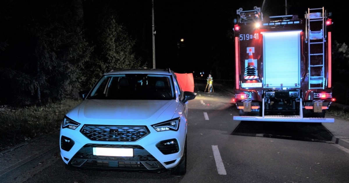 Tragedia pod Oświęcimiem. Kierowca najechał na leżącego na jezdni 37-latka