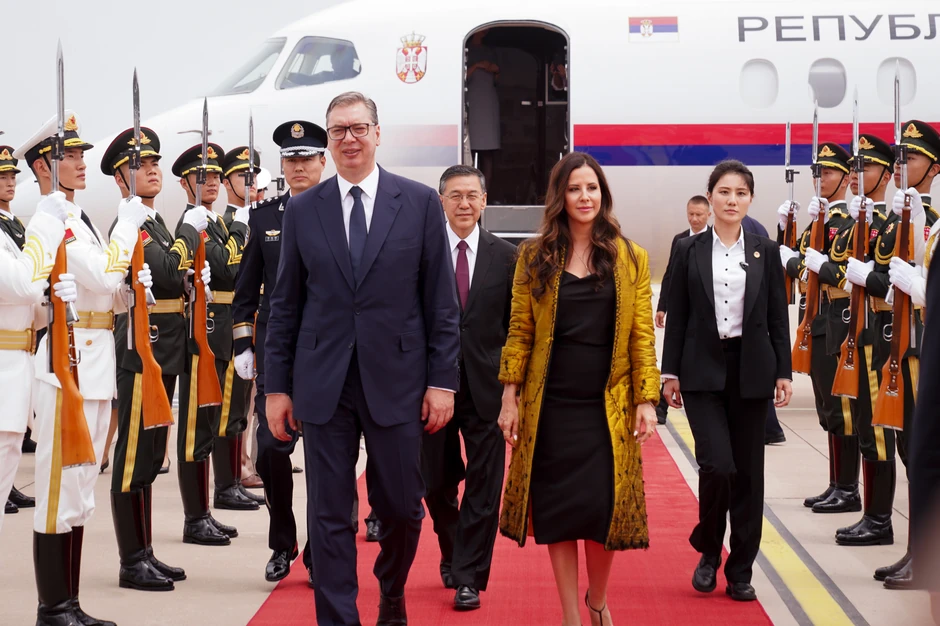 Aleksandar i Tamara Vučić stigli u Peking