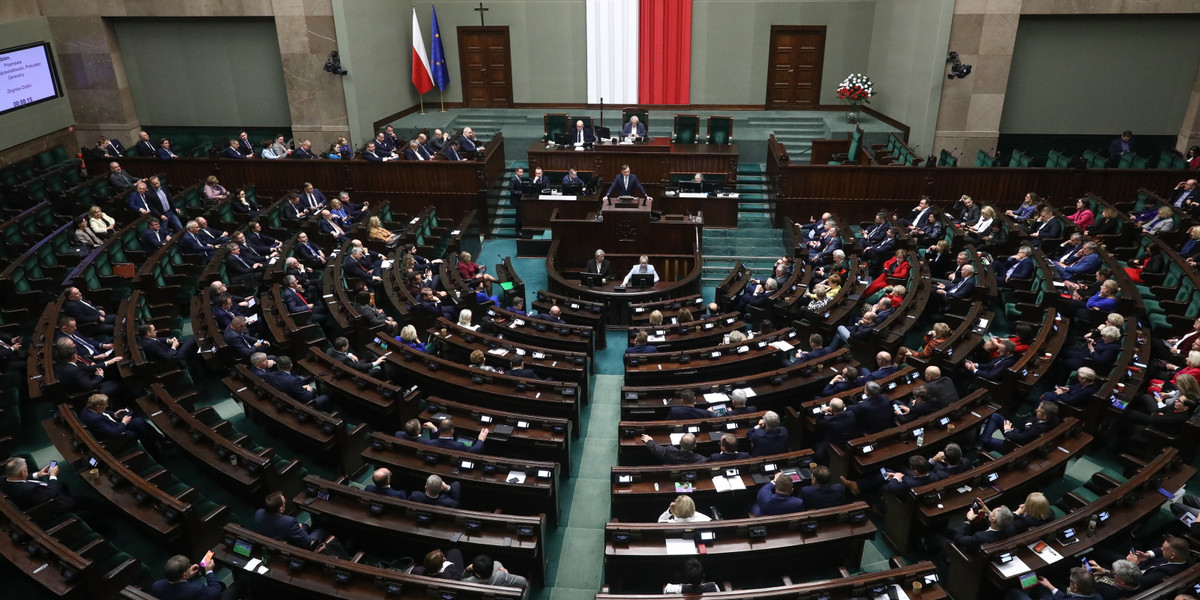 Posiedzenie Sejmu. 