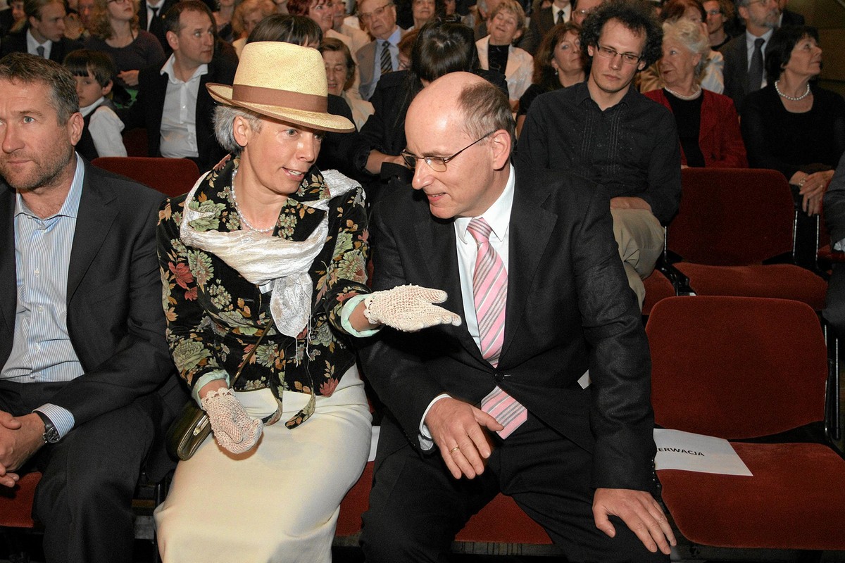 Jan Maria Rokita z żoną Nelli