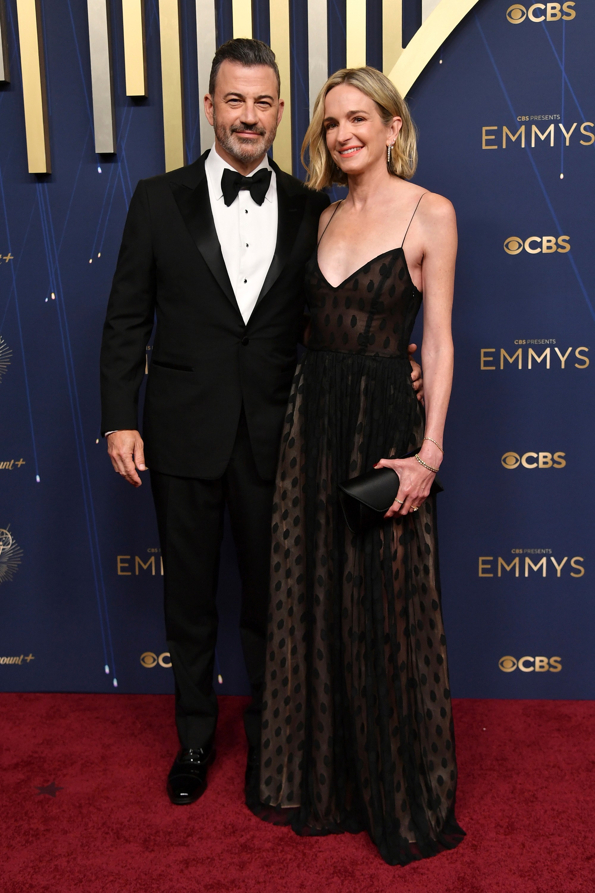 Odovzdávanie televíznych cien Emmy: Jimmy Kimmel a Molly McNearney.