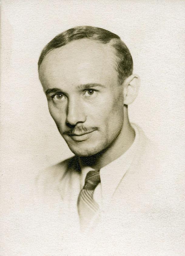 Edward Serwański, fotografia z okresu okupacji, data nieznana