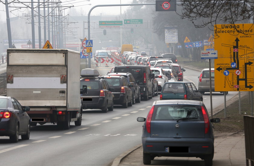 korek na ul. Kopcińskiego