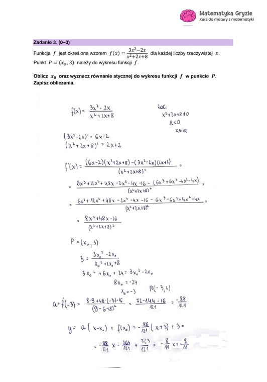 Matura 2023: Matematyka, poziom rozszerzony, odpowiedzi