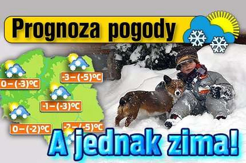 Prognoza pogody. A jednak zima!