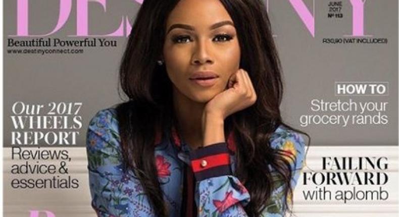 Bonang Matheba for Destiny Magazine