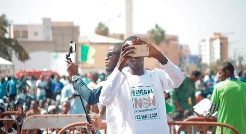 Manifestation contre les homosexuels au Sénégal