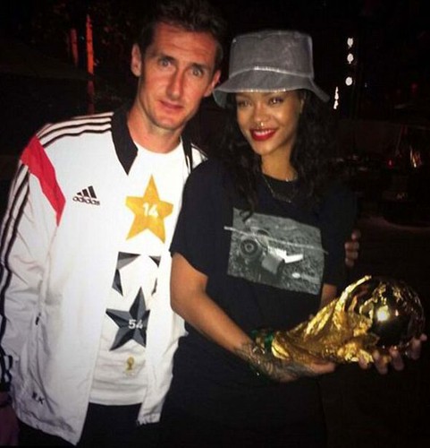 Rihanna i Miroslav Klose